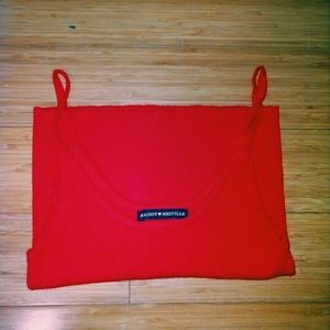 brandy melville red tank